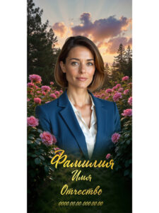 Цветное фото на памятник в Краснодаре